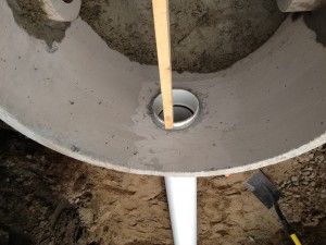 Man Hole Installation At Sewer Treatment Plant