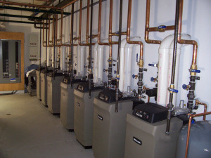 Weil McClain Ultra Boiler Installed In Series To Handle The System Load